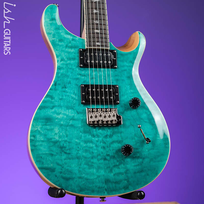 Электрогитара PRS SE Custom 24 Quilt Turquoise Electric Guitar