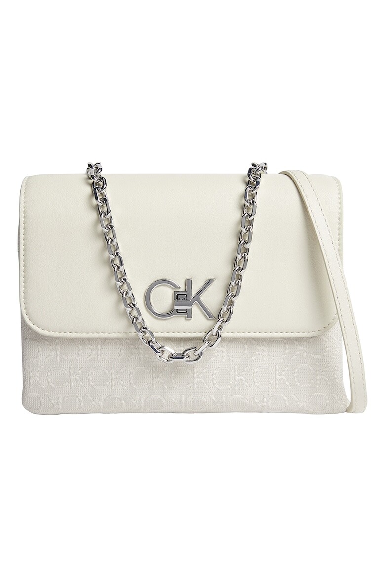 

Сумка с логотипом Calvin Klein, бежевый