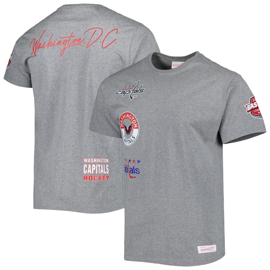 

Футболка с коротким рукавом Mitchell & Ness Washington Capitals, серый