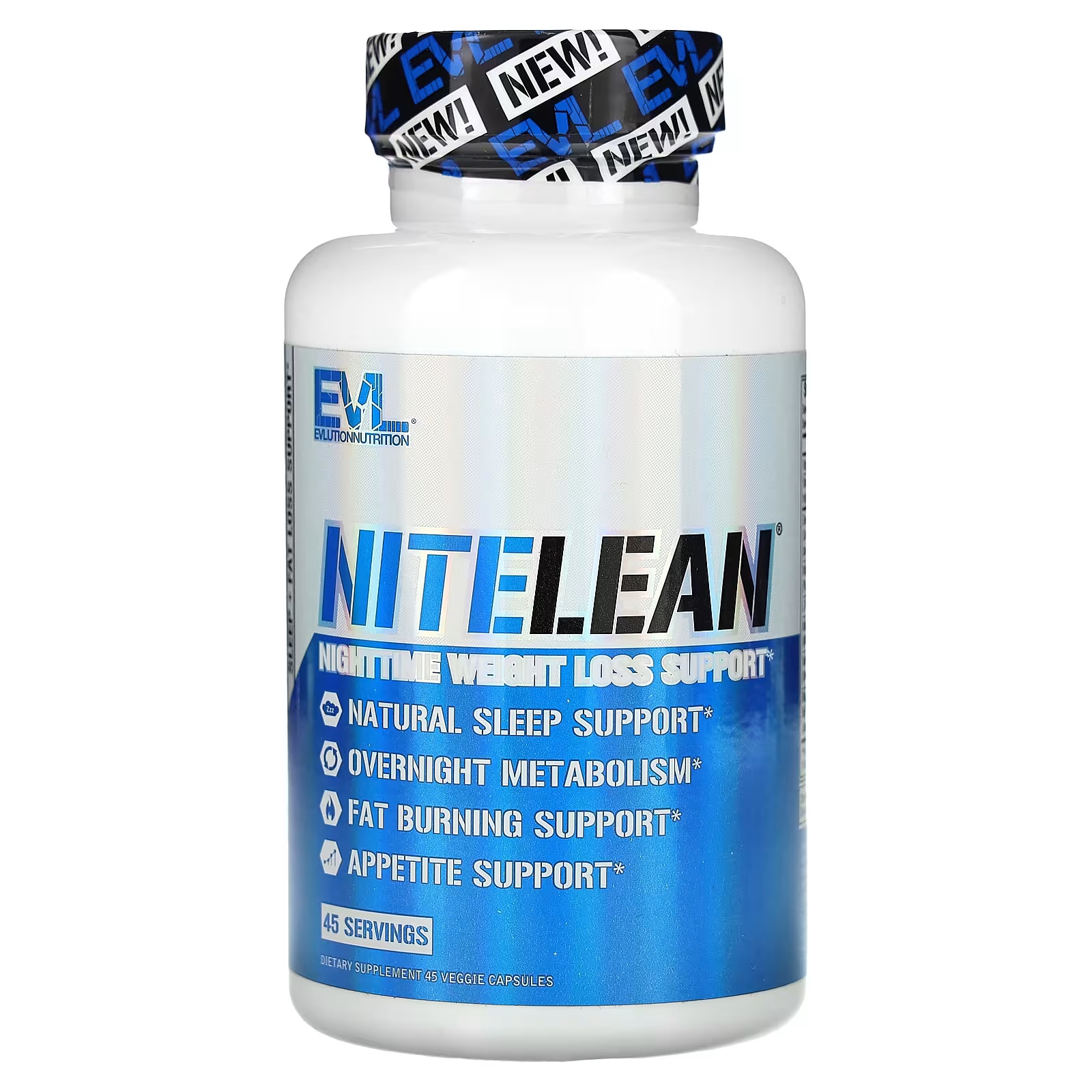 NiteLean 45 растительных капсул EVLution Nutrition evlution nutrition leanmode 150 растительных капсул