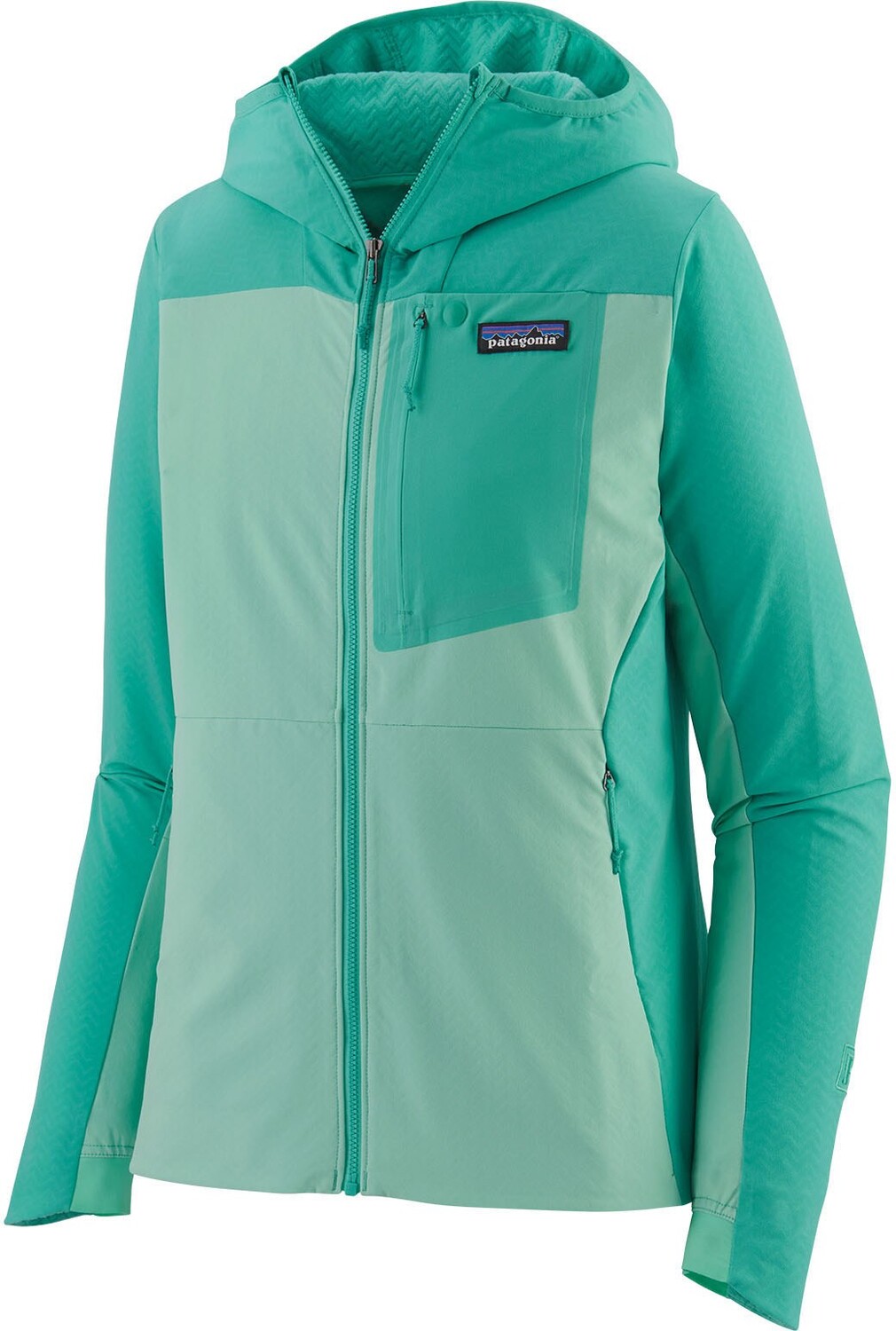 

Толстовка R1 CrossStrata — женская Patagonia, зеленый