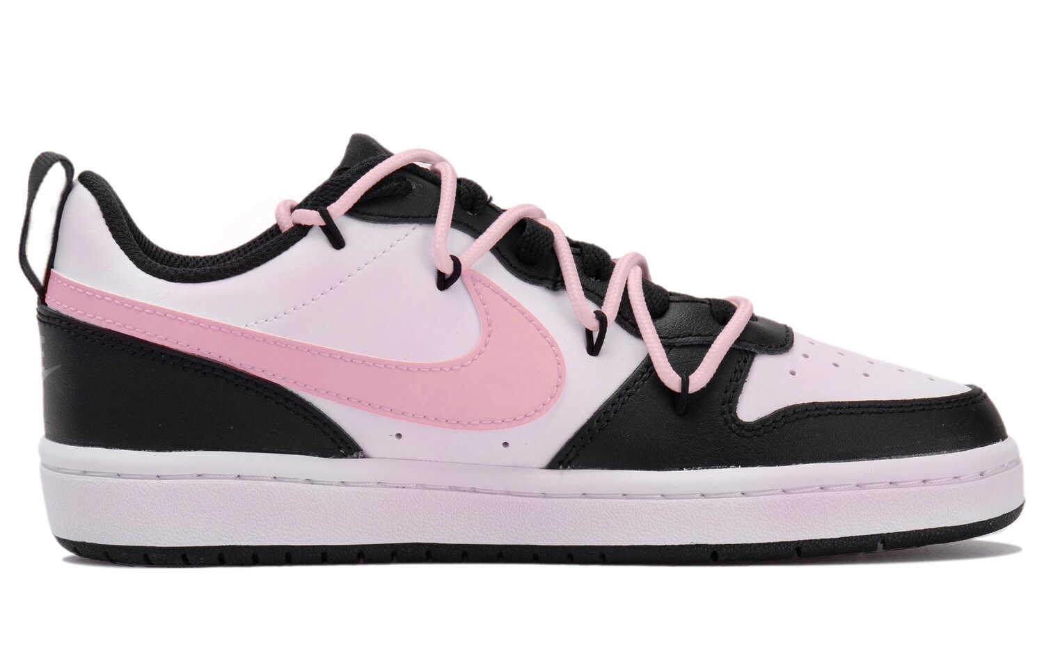 

Кроссовки Nike Court Borough 2 Skateboarding Shoes Women's Low-top Black/white/pink, розовый