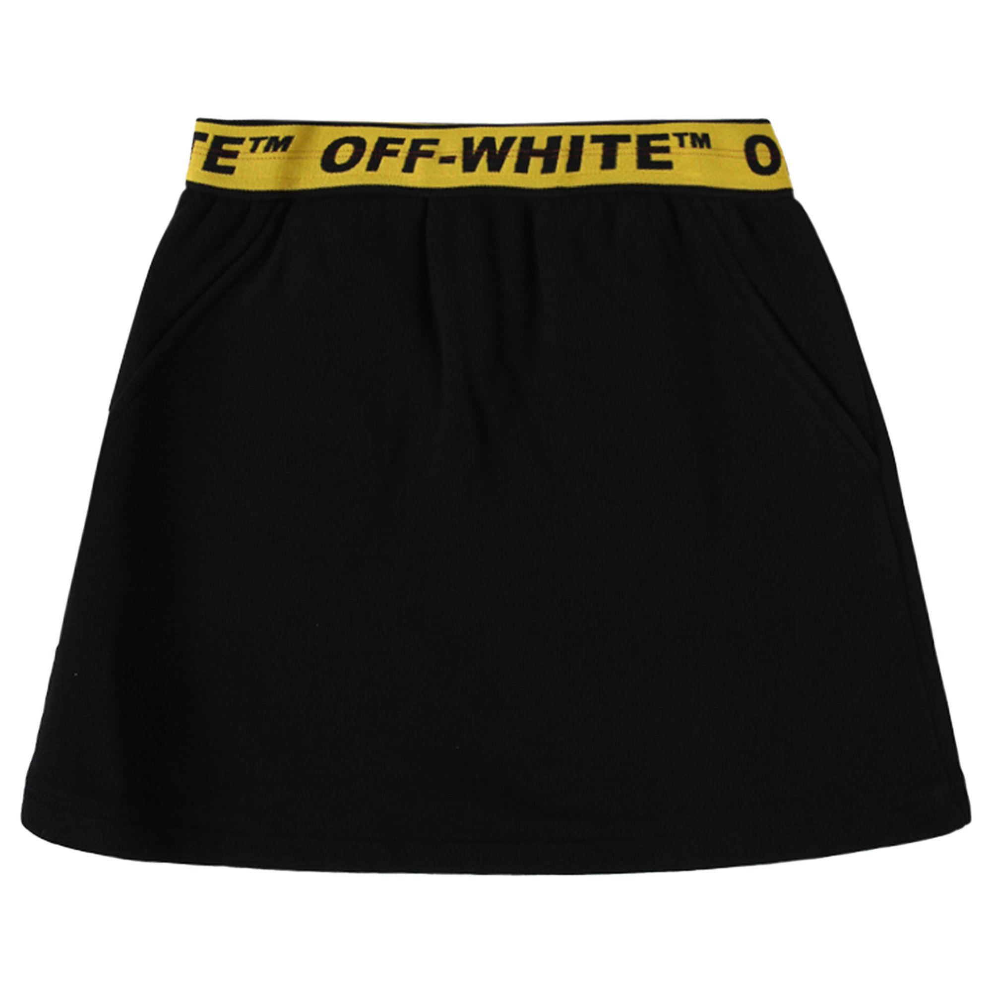 Off-White Kids Толстовка в индустриальном стиле с логотипом, цвет Черный/Желтый перекладина настенная bliska с отделкой в индустриальном стиле единый размер черный