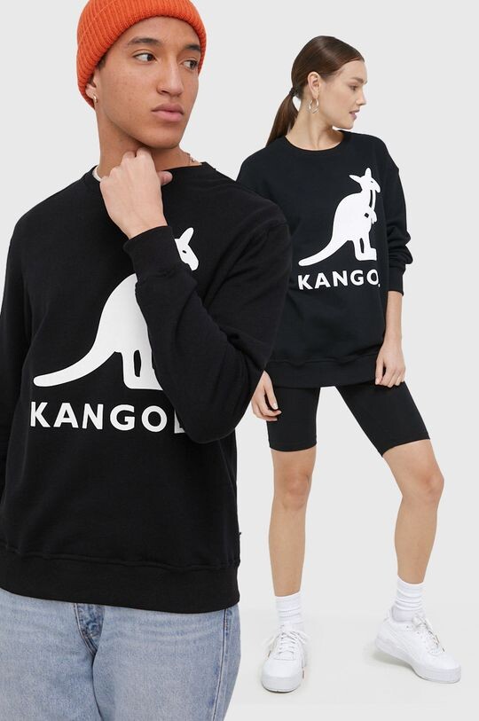 

Хлопковая толстовка Kangol, черный