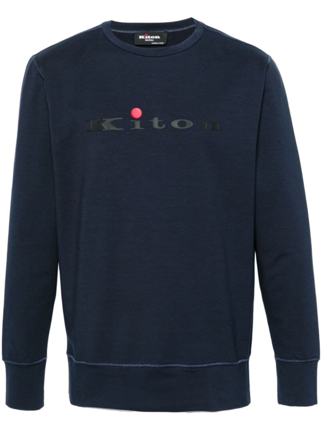 

Kiton толстовка с логотипом, синий