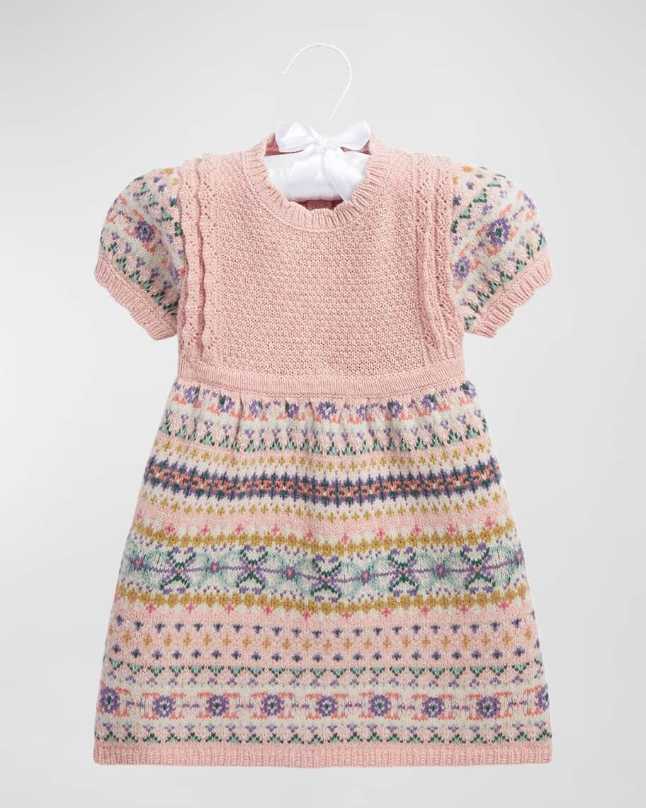 

Платье-свитер Fair Isle из смесовой шерсти для девочек, размер 3–24 мес. Ralph Lauren Childrenswear