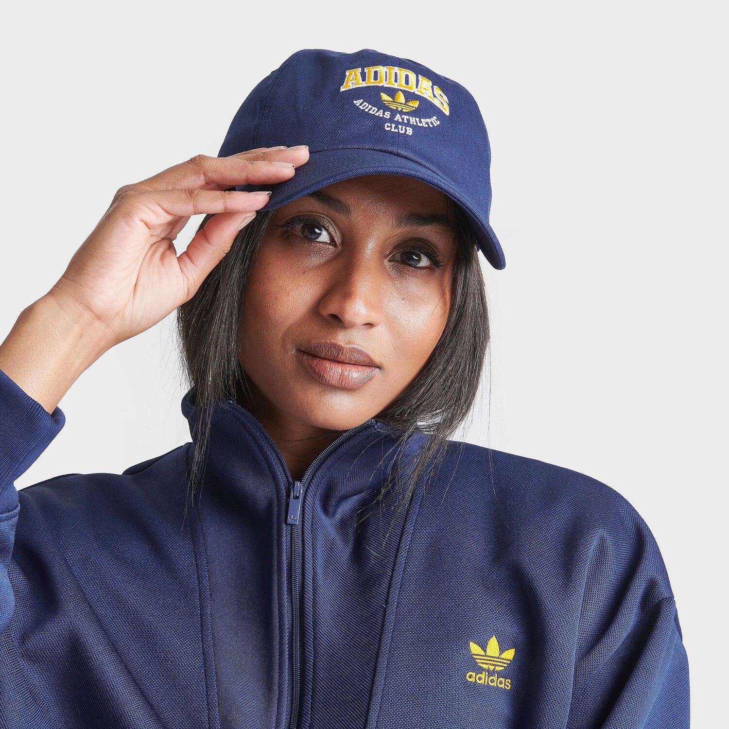 

Женская кепка свободного кроя adidas Originals Varsity с ремешком на спине, синий