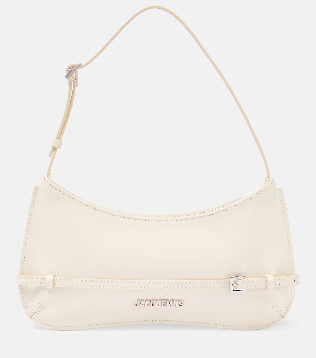 

Сумка на плечо le bisou ceinture из лакированной кожи Jacquemus, белый