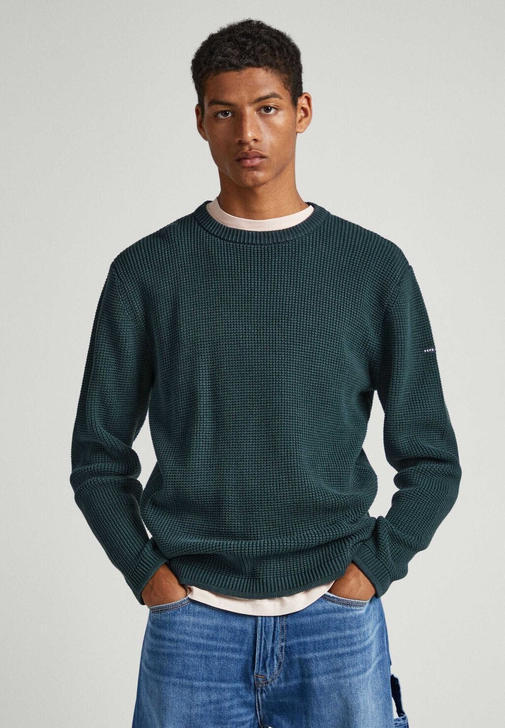 

Свитер Dean Crew Neck Pepe Jeans, зеленый