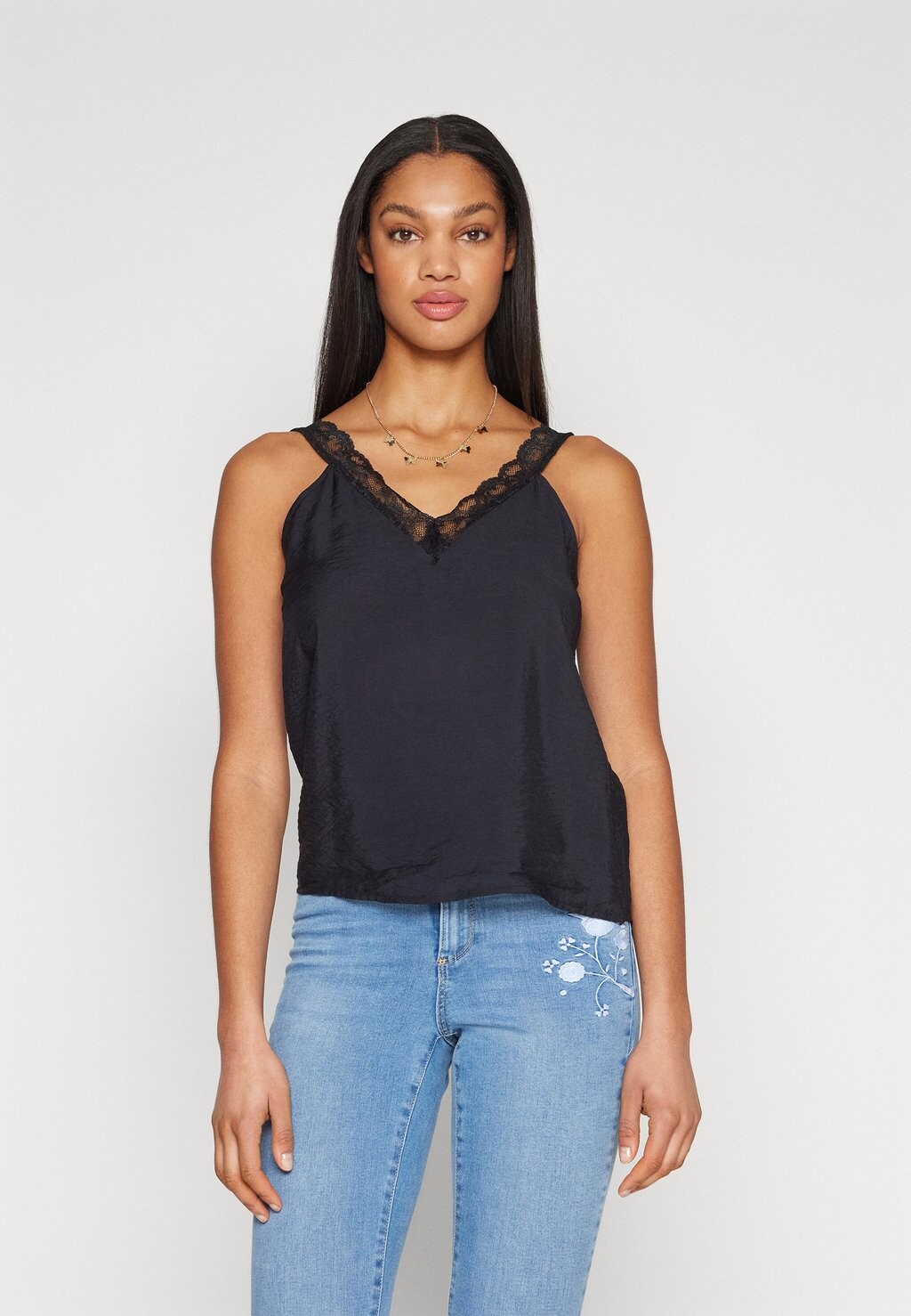 

Топ VMJOSIE SINGLET Vero Moda, черный