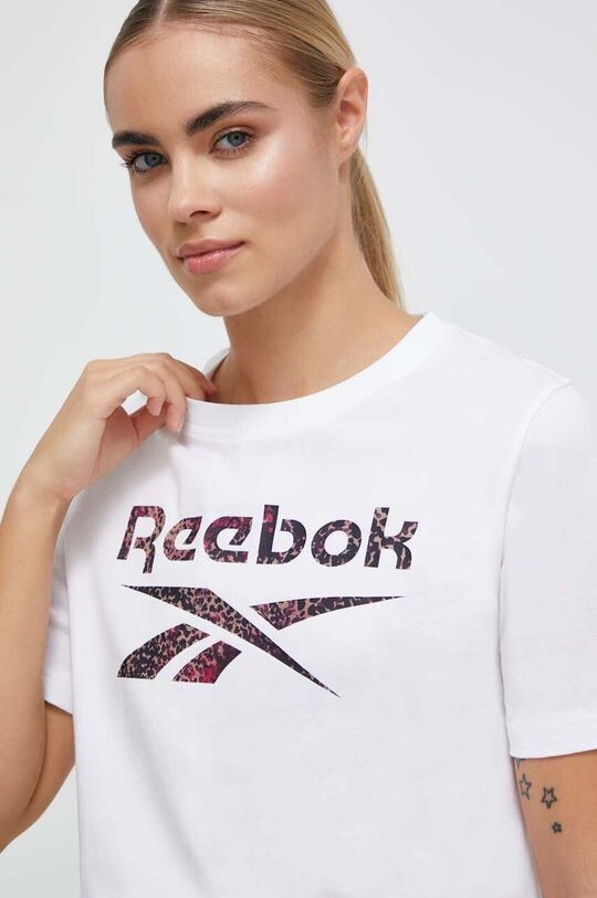 

Футболка из хлопка Reebok, белый