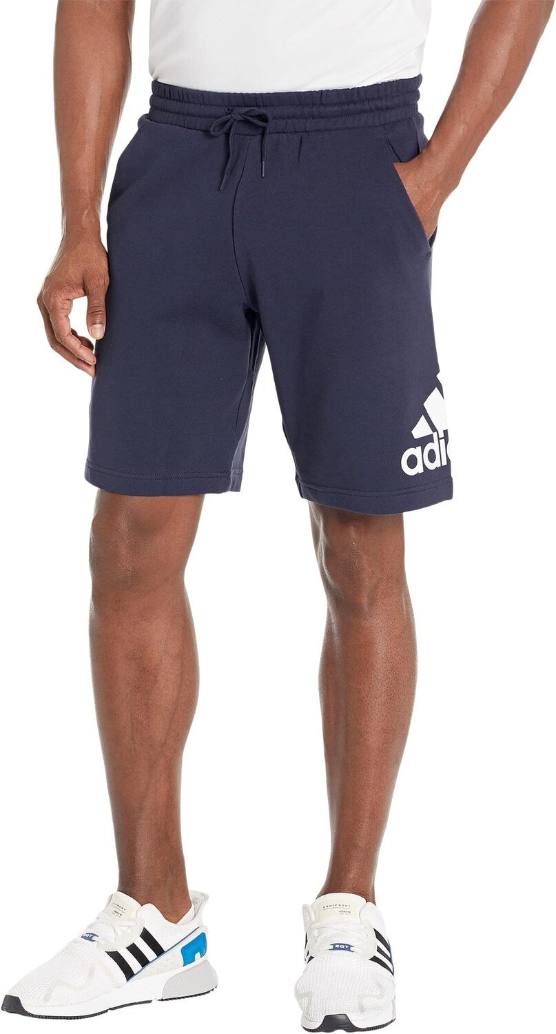 

Шорты из френч терри с большим логотипом Essentials adidas, цвет Ink