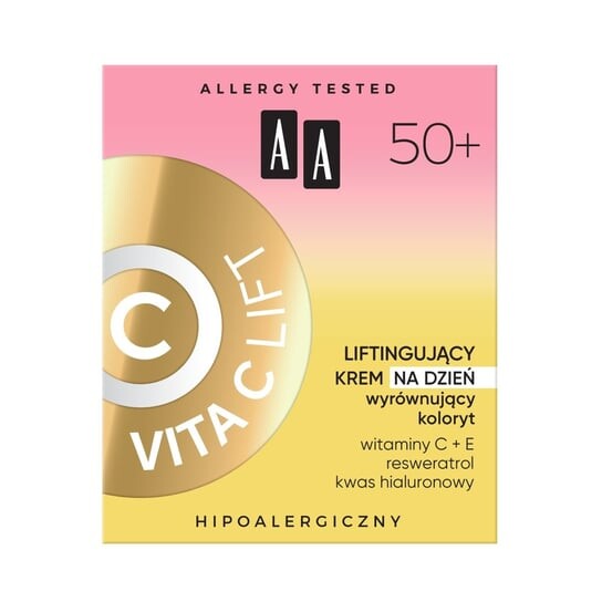 

Дневной крем-лифтинг, выравнивающий тон кожи 50мл AA Vita C Lift 50+