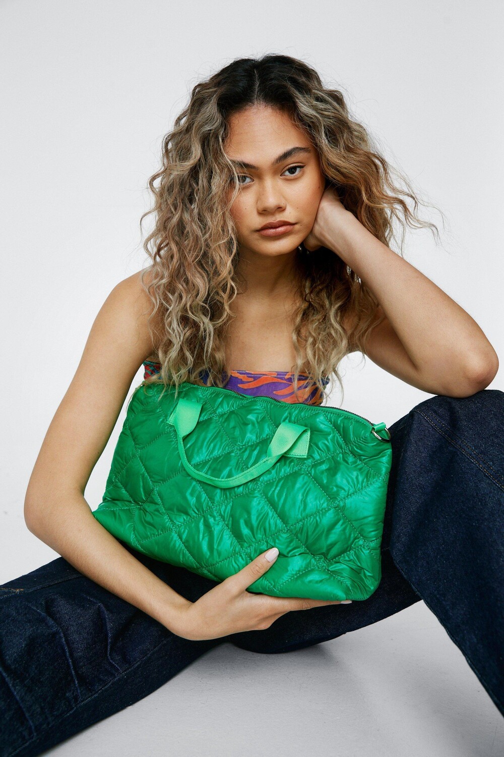 

Мягкая дневная сумка Nasty Gal, зеленый