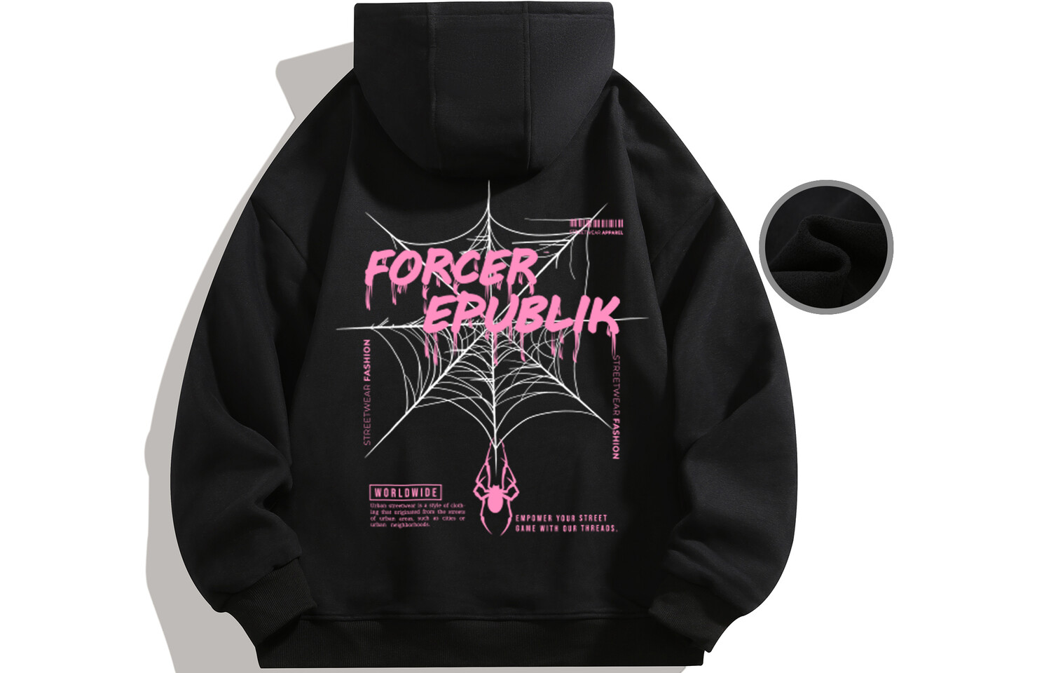 

FORCEREPUBLIK Толстовка унисекс, Фиолетовый (обычный)