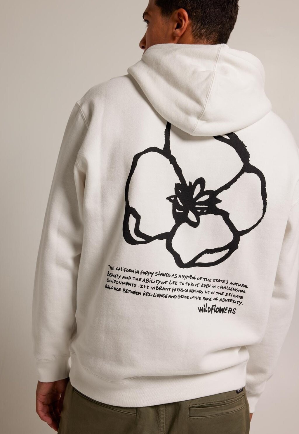 

Толстовка STAN HOOD America Today, цвет off white