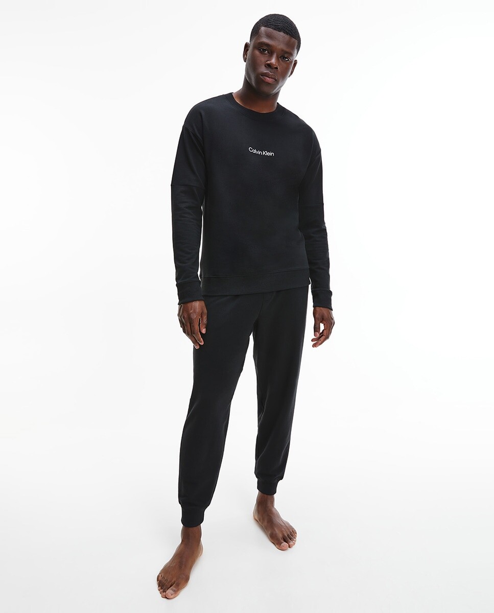 

Черная мужская толстовка Calvin Klein, черный