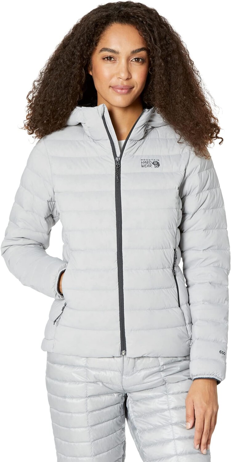 

Худи Mountain Hardwear Deloro Down Full Zip Hoodie, цвет Glacial