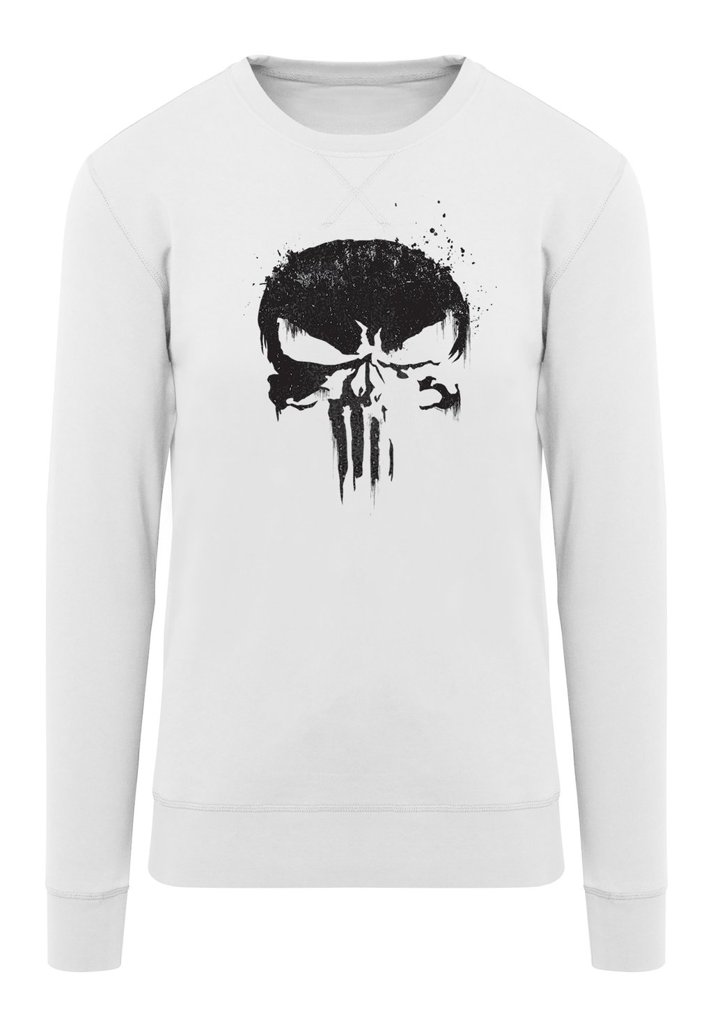 

Толстовка MARVEL KNIGHTS PUNISHER TV SKULL PREMIUM SUPERHELDEN IRON MAN F4NT4STIC, белый