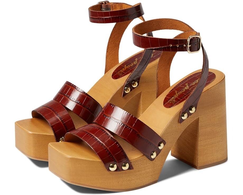 

Туфли Free People Mallory Clog, коричневый
