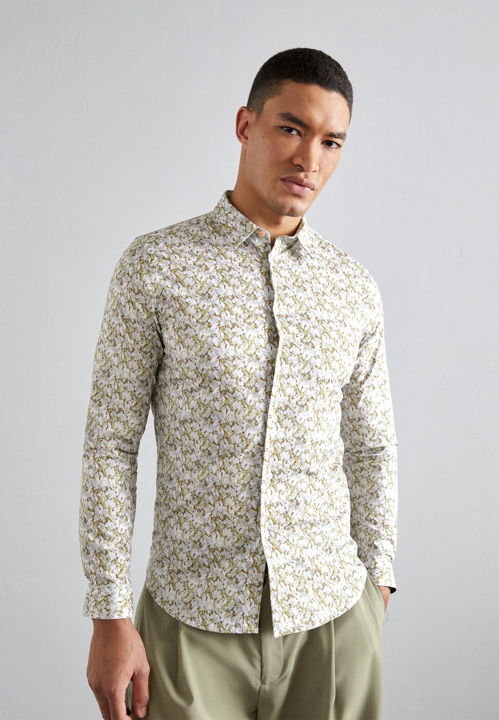 

Рубашка SLIM FIT SHIRT PS Paul Smith, гороховый зеленый