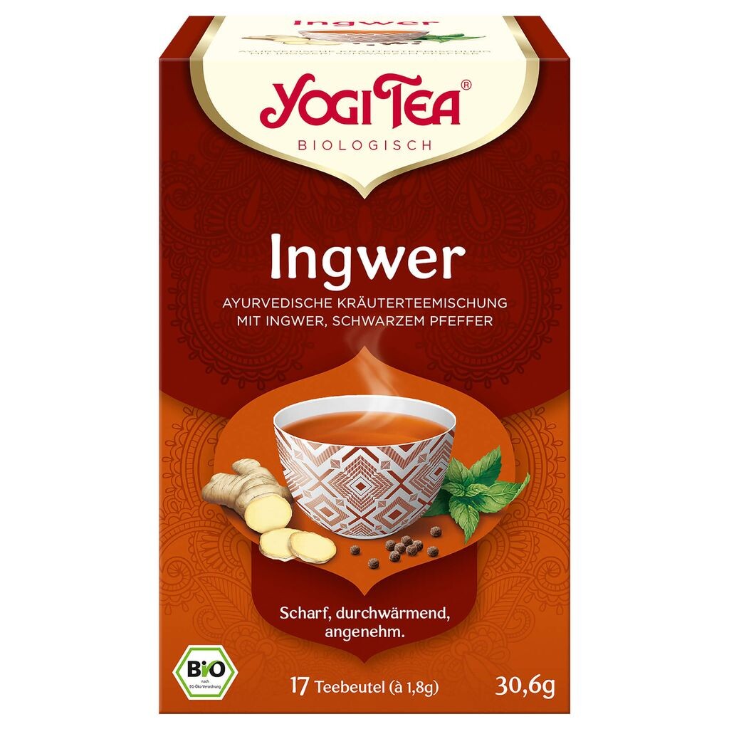 

Yogi Tea Имбирный чай 30,6 г 17 чайных пакетиков