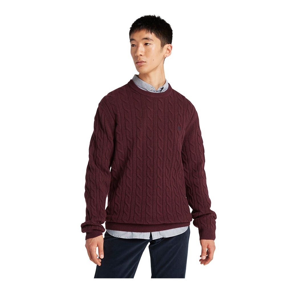 

Толстовка Timberland Phillips Brook Lambswool Cable, красный