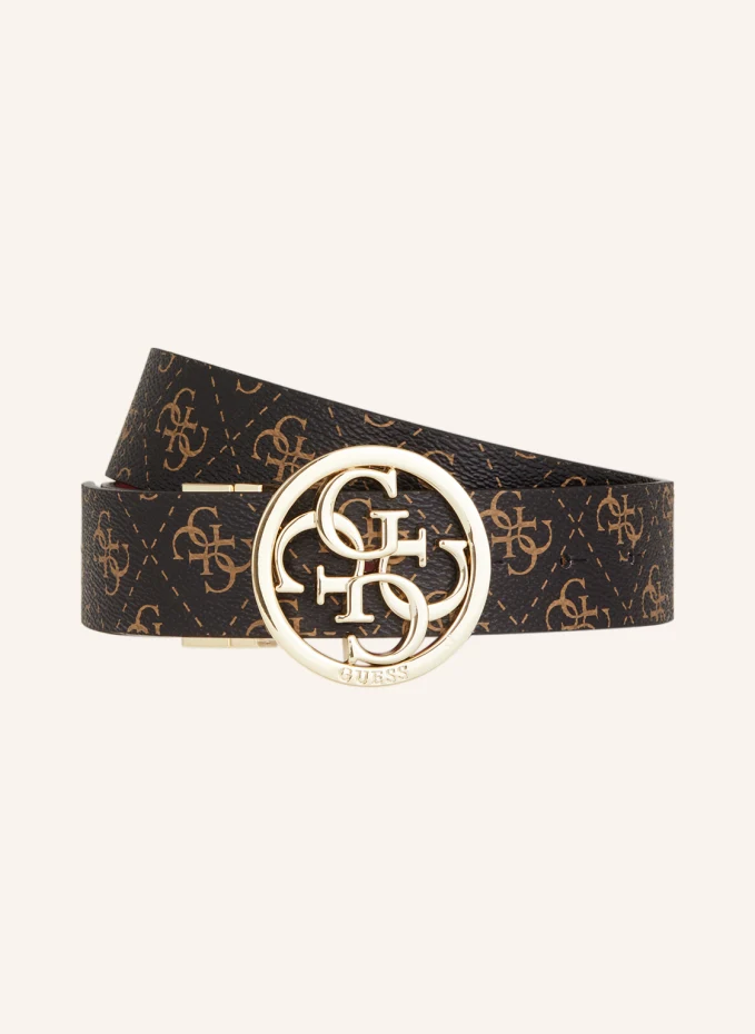 

Двусторонний ремень Guess, коричневый