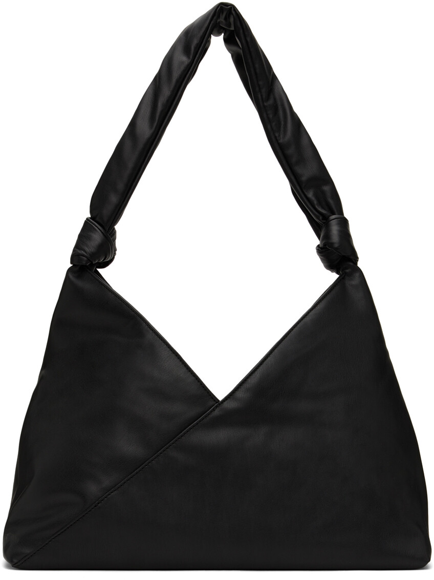 

Черная сумка с треугольным узлом Mm6 Maison Margiela