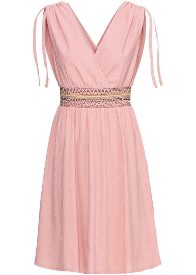 Платье с рюшами Bodyflirt Boutique, розовый