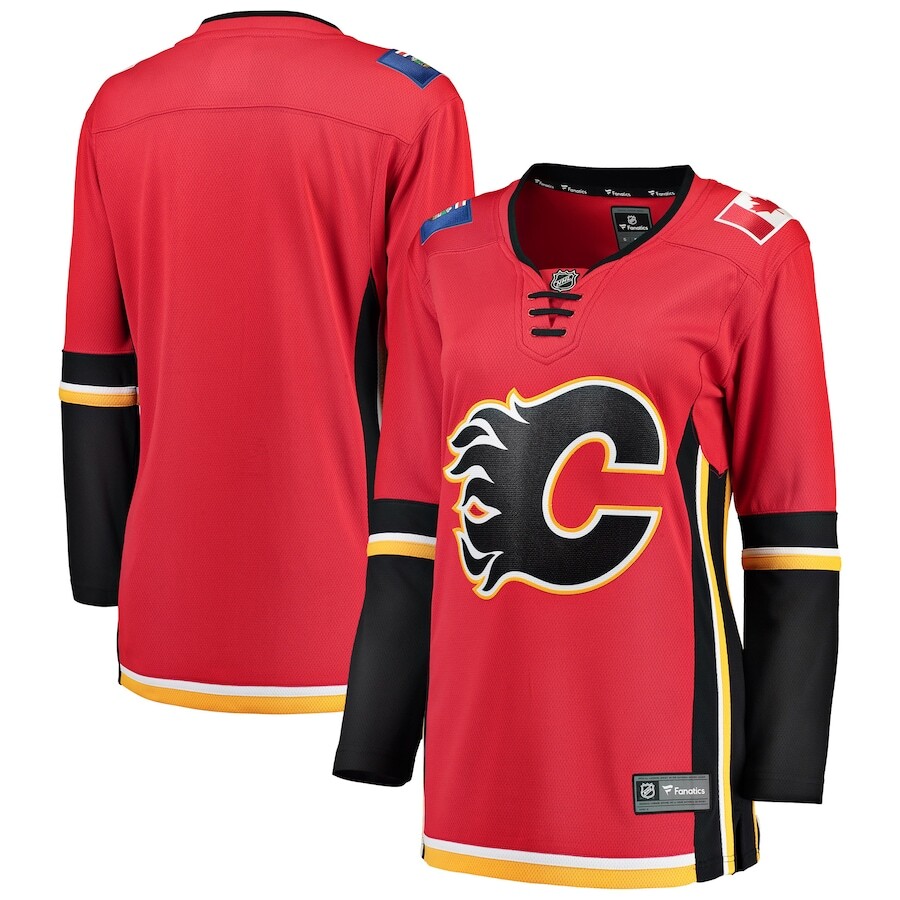 

Джерси Fanatics Branded Calgary Flames, красный