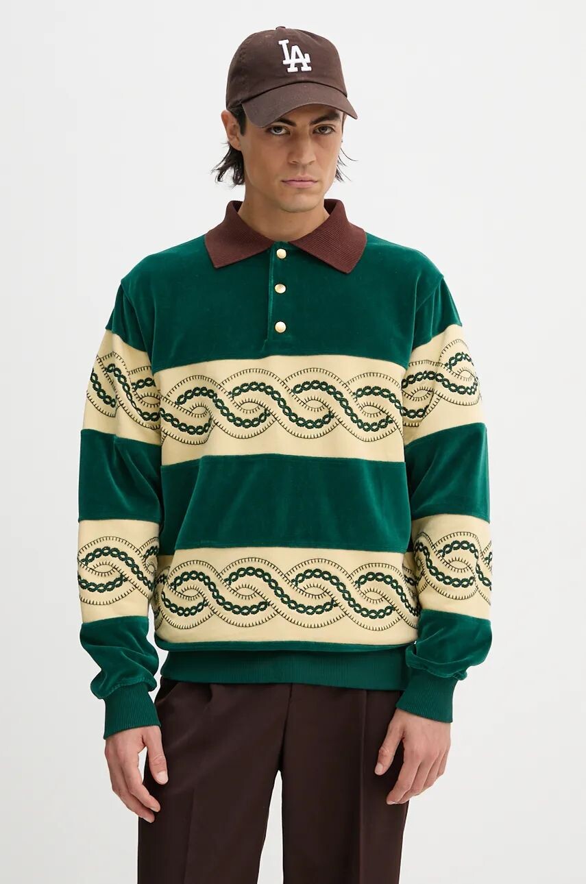 

Толстовка Drôle de Monsieur Le Polo Sweat TressE, зеленый