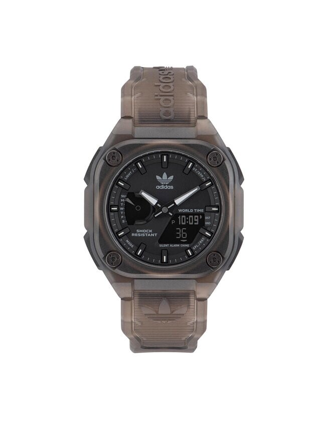 

Часы City Tech One Watch adidas, коричневый