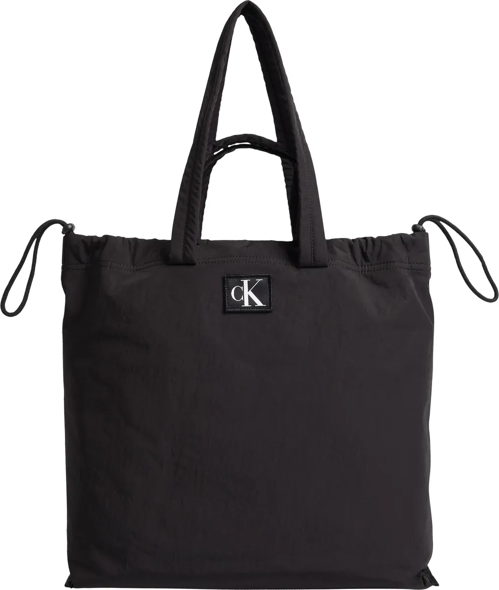 

Сумка-шопер Calvin Klein Jeans "CITY NYLON SQ REV TOTE38", с большим количеством места для хранения, женская сумка, женская сумка, черный