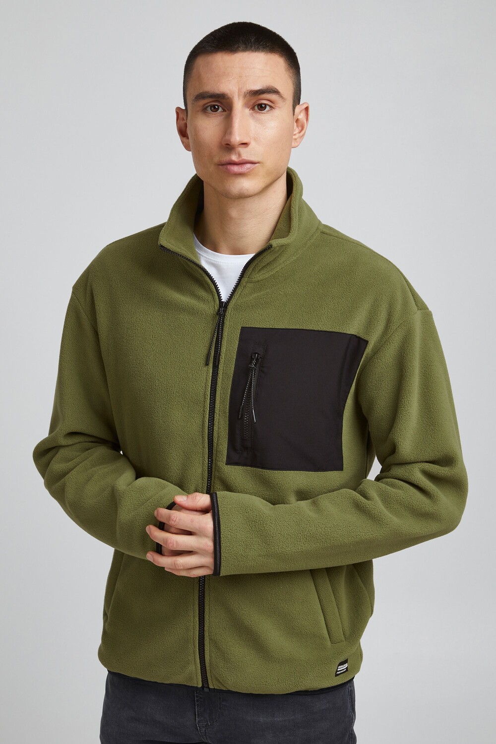 

Толстовка BLEND Sweatjacke 20714147, зеленый