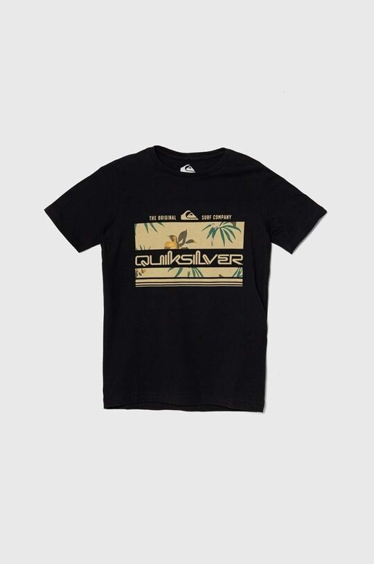 

Quiksilver Детская хлопковая футболка TROPICALRAINETH, черный