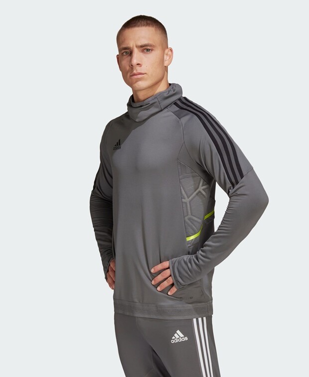 

Рубашка с длинным рукавом adidas, серый