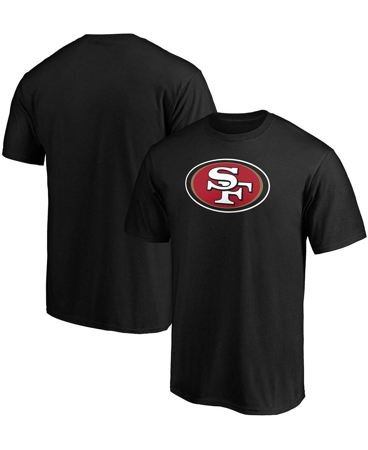 

Мужская черная футболка с логотипом San Francisco 49ers Primary Fanatics