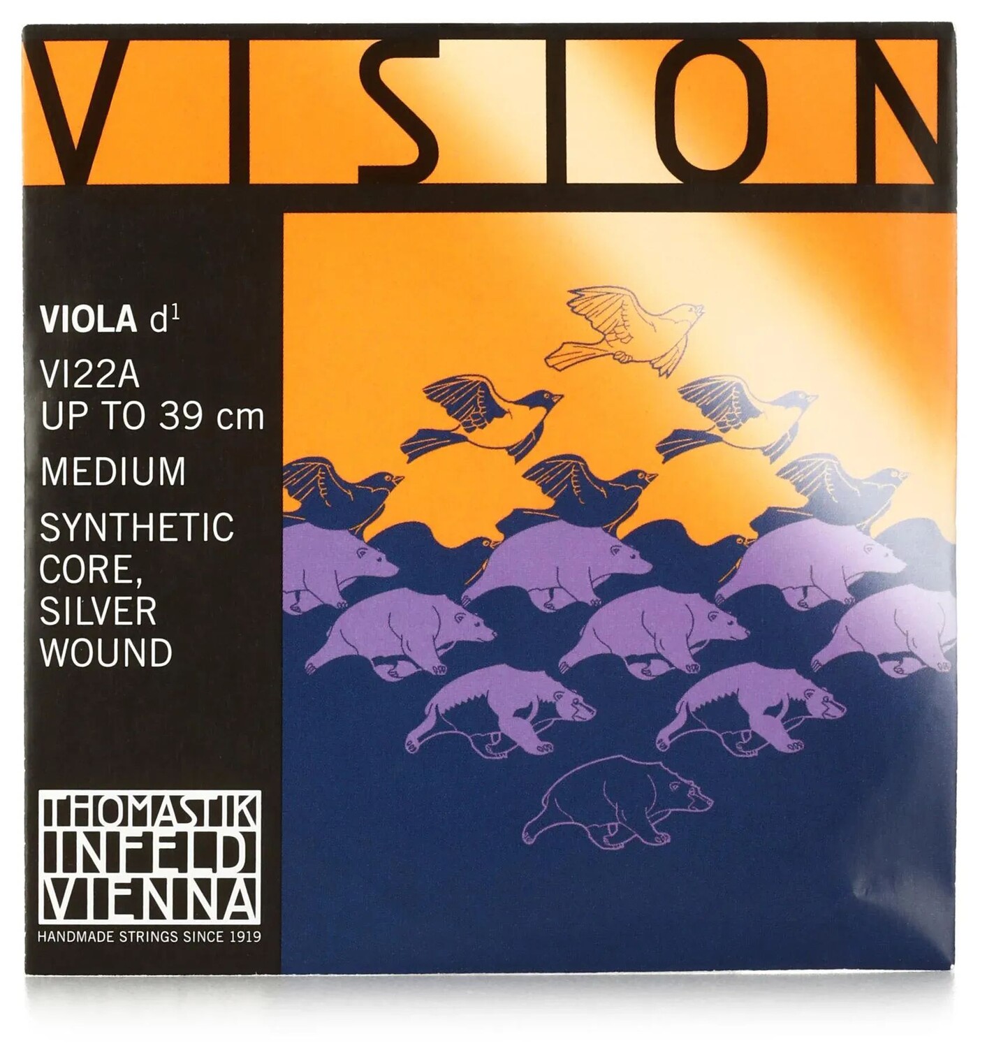 

Thomastik-Infeld VI22A Vision Viola D Струна - размер 4/4, серебряная обмотка