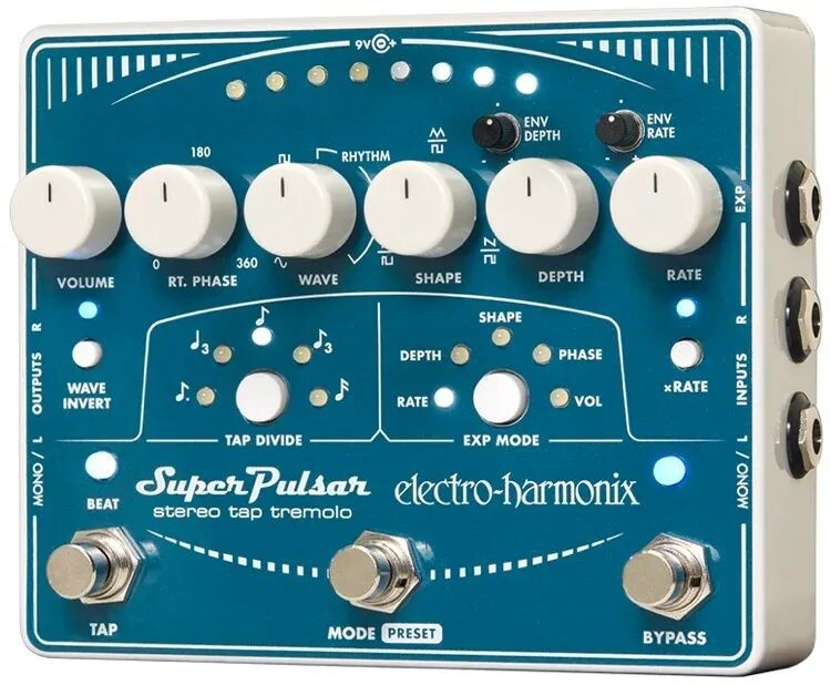 

Педаль тремоло Electro-Harmonix Super Pulsar Stereo Tap