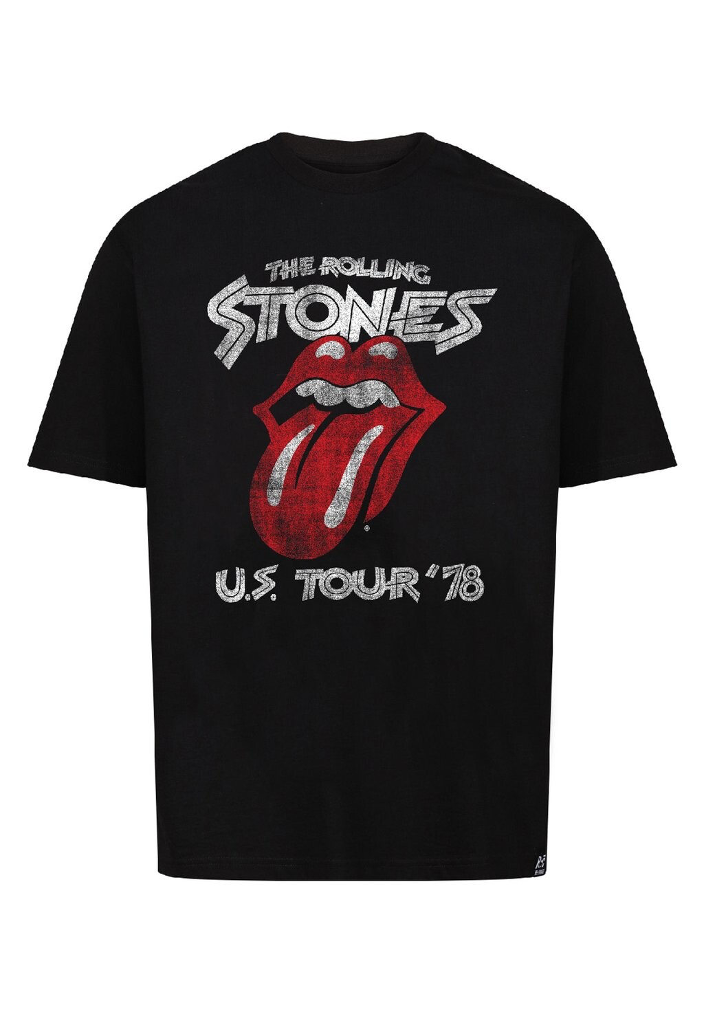 

Футболка с принтом THE ROLLING STONES '76 TOUR Re:Covered, цвет black