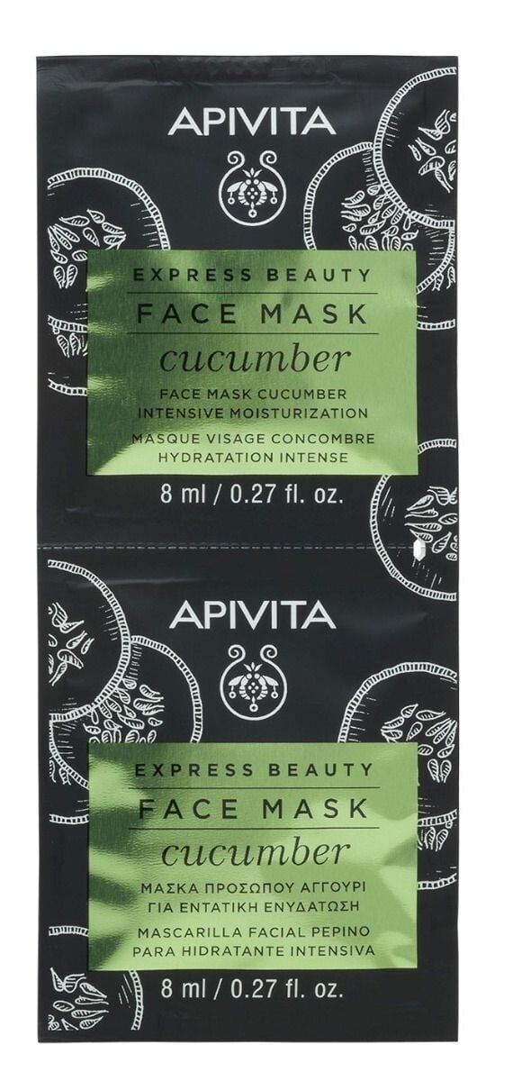 

Apivita Express Beauty Cucumber медицинская маска, 2 шт.