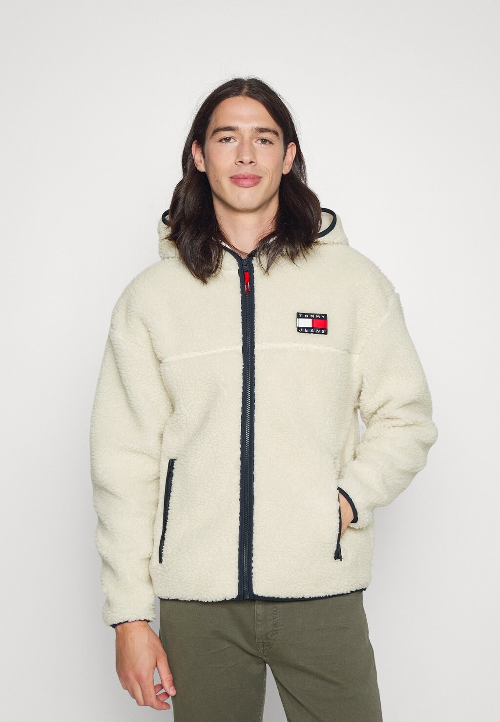 

Флисовая куртка Tommy Jeans, Серый