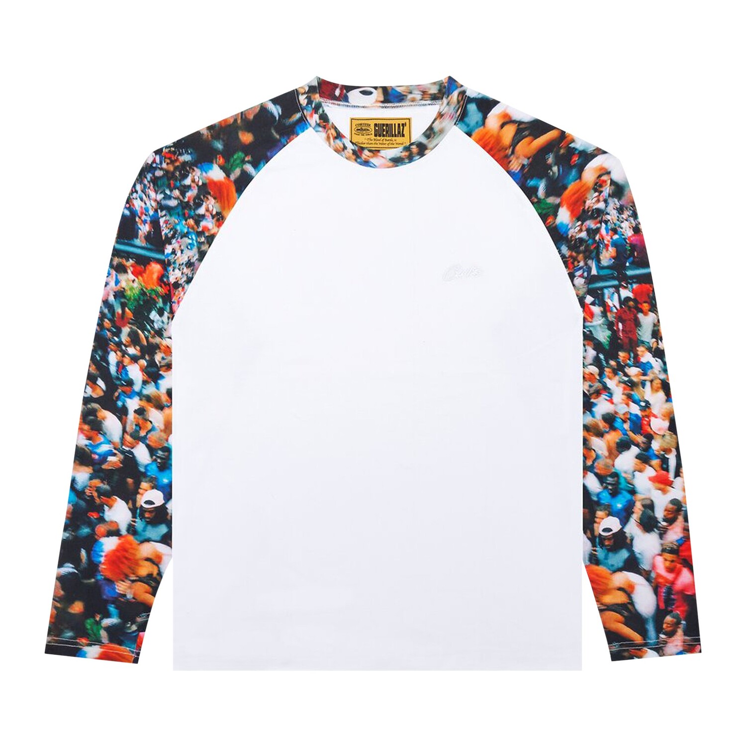 

Футболка с длинными рукавами Corteiz Chaos Raglan, цвет Белый/Многоцветный