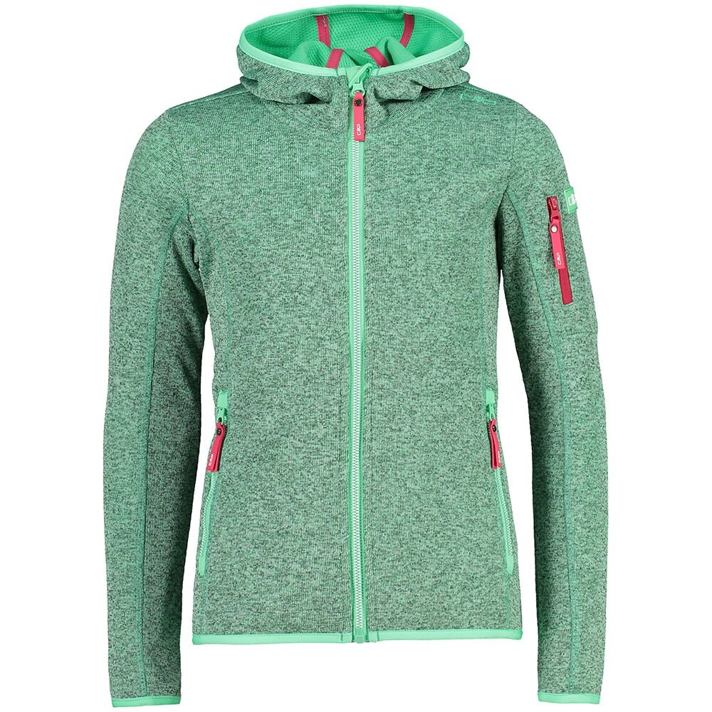 

Куртка CMP 30H5905 Hooded Fleece, зеленый