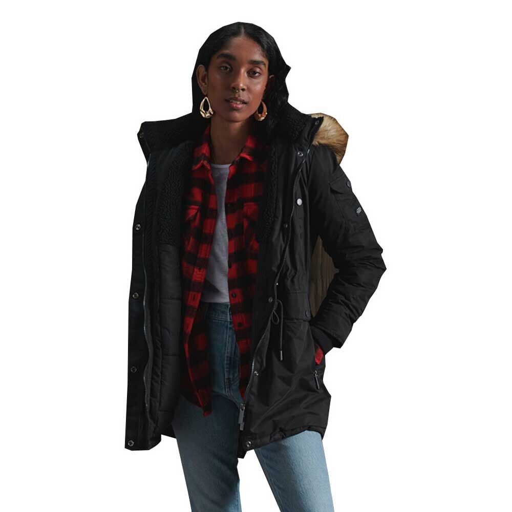 

Куртка Superdry Nadare Microfibre, черный