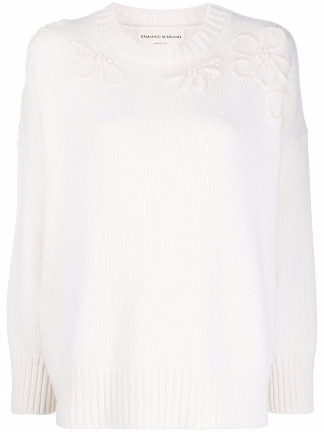 

Ermanno Scervino джемпер с длинными рукавами, белый