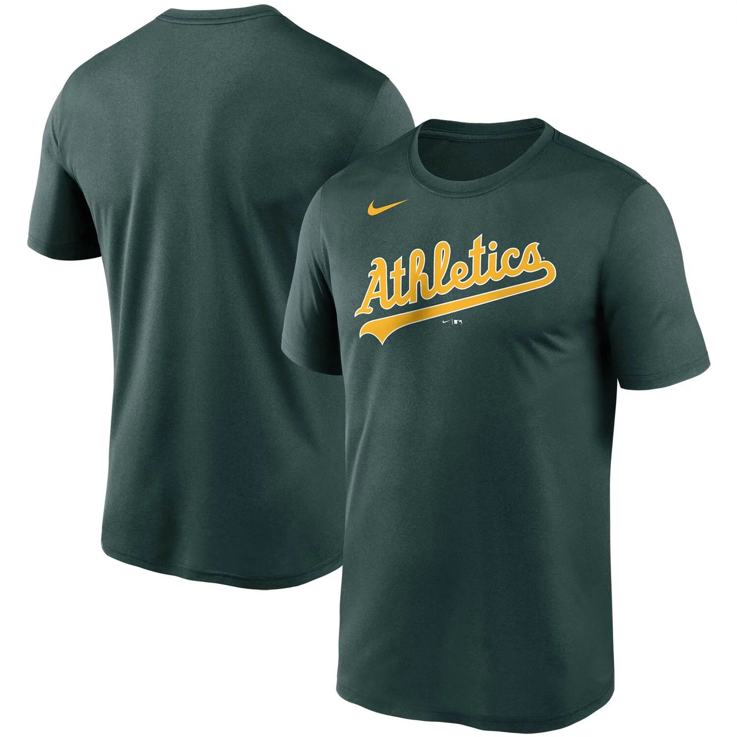 цена Мужская зеленая футболка Oakland Athletics с надписью Legend Nike