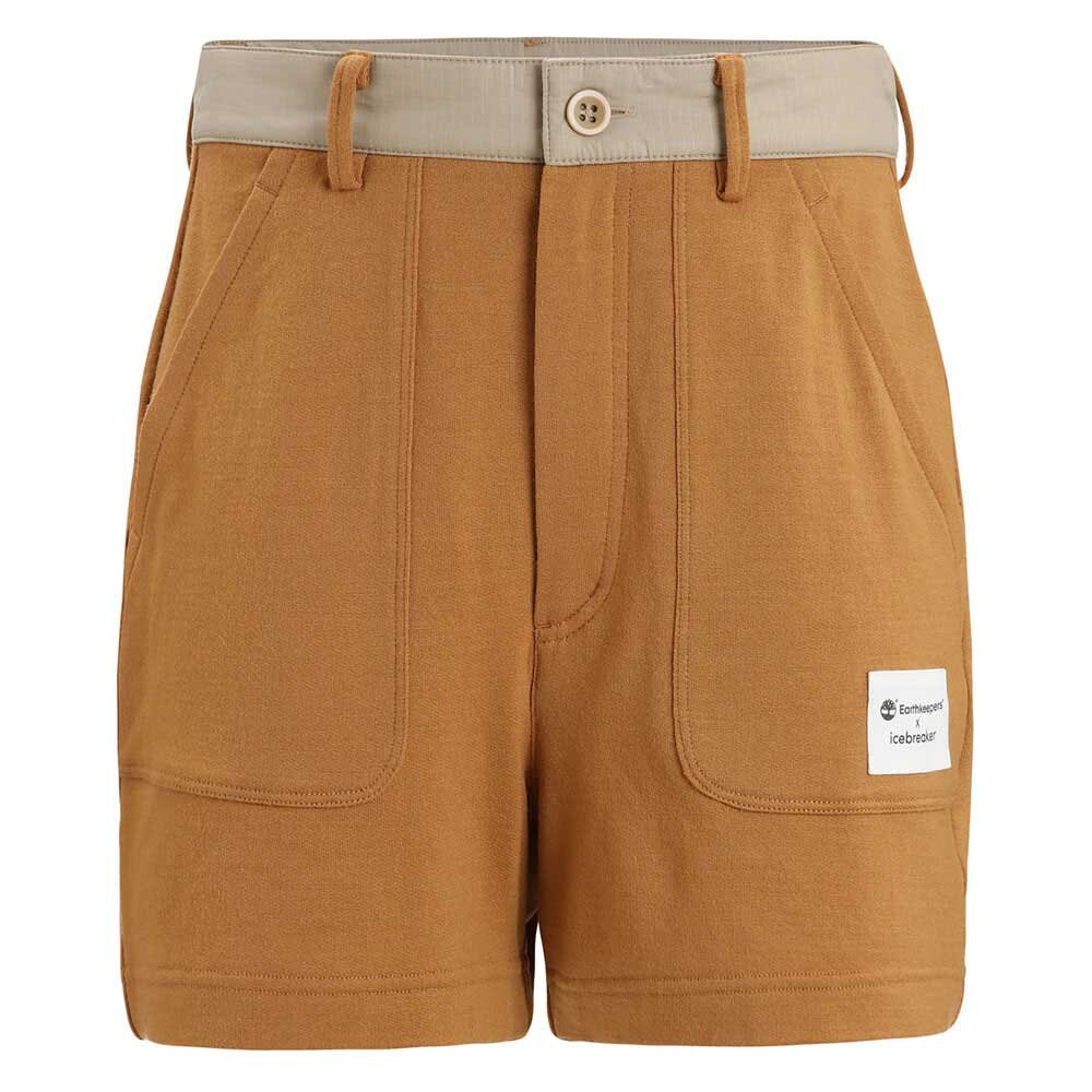 

Шорты Icebreaker IB x Timberland Merino Terry Chino, коричневый