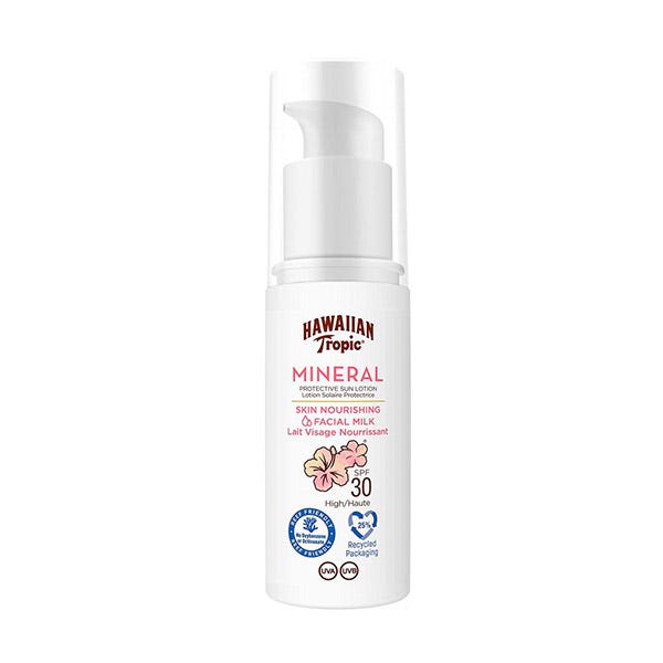 цена Минеральный лосьон для лица Spf30 50 мл Hawaiian Tropic